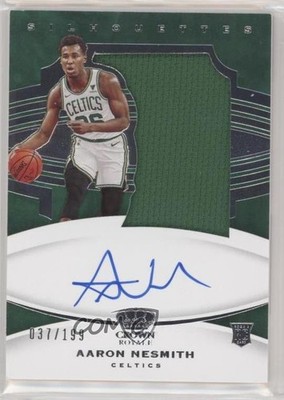 2020 Panini Crown Royale Silhouettes /199 Aaron Nesmith #102 Rookie Auto RC 0s9t