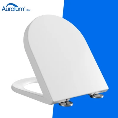 CECIPA MAX WC Sitz D-Form Toilettensitz mit Toilettendeckel Klodeckel Absenkautomatik DHL