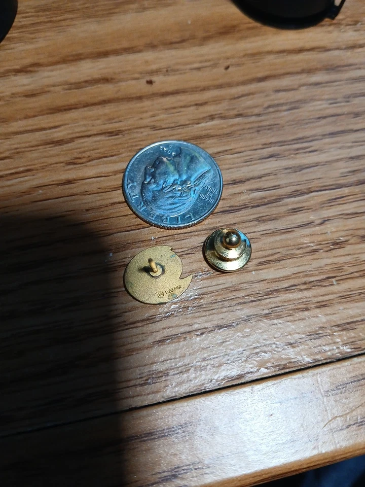 Pin de corbata dorada Castillo de Aladino, dado por 5 años de servicio. Muy raro Foto 4 de 4