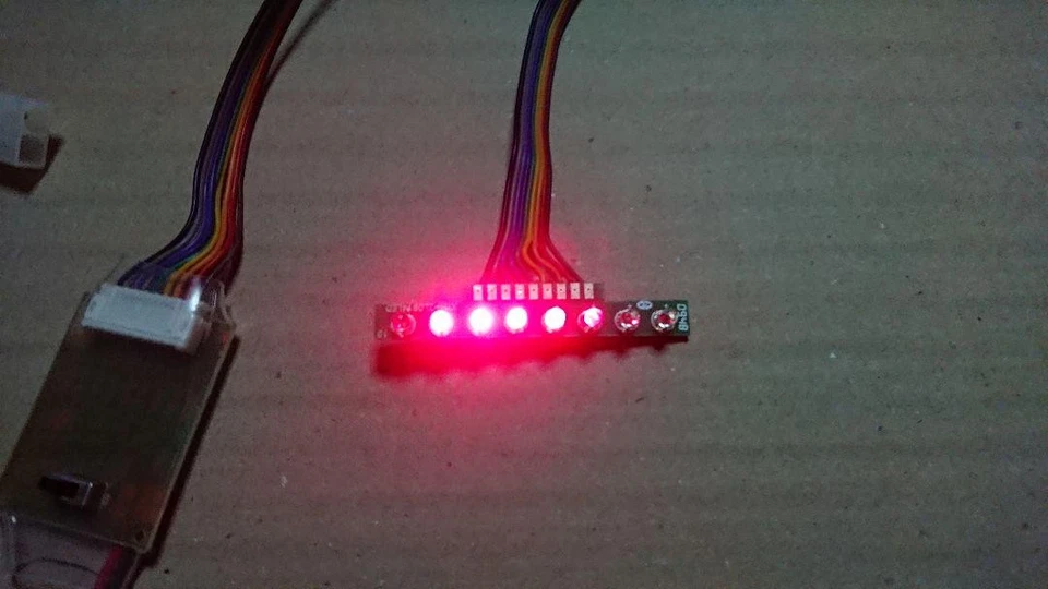 Knight Rider Led Front Scanner Set Red Rc Car Upgrade Part Programmable Light - Image 3 of 4