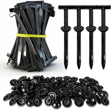 Nylon Universal Cable Tie Buckle–Heavy Duty Self-Locking Zip Ties Holder