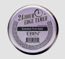 Ebin New York 24 Hour Edge Tamer 4oz - EXTREME FIRM HOLD Hair Control Wax 4oz