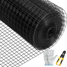 Galvanized 16ga Wire Mesh 50ft Length x 36in Height 1x1in Chicken Fence