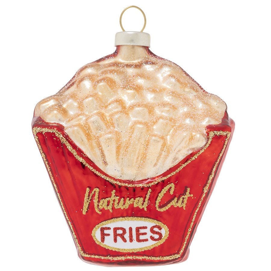 Kat + Annie - Natural Cut Fries Ornament - 85455