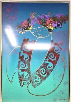 Lee White (1948-2004) Mixed Media Original Signed Art