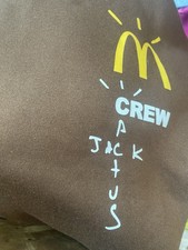 McDonald  s Travis Scott Cactus Jack Brown CREW Hoodie Men  s XL