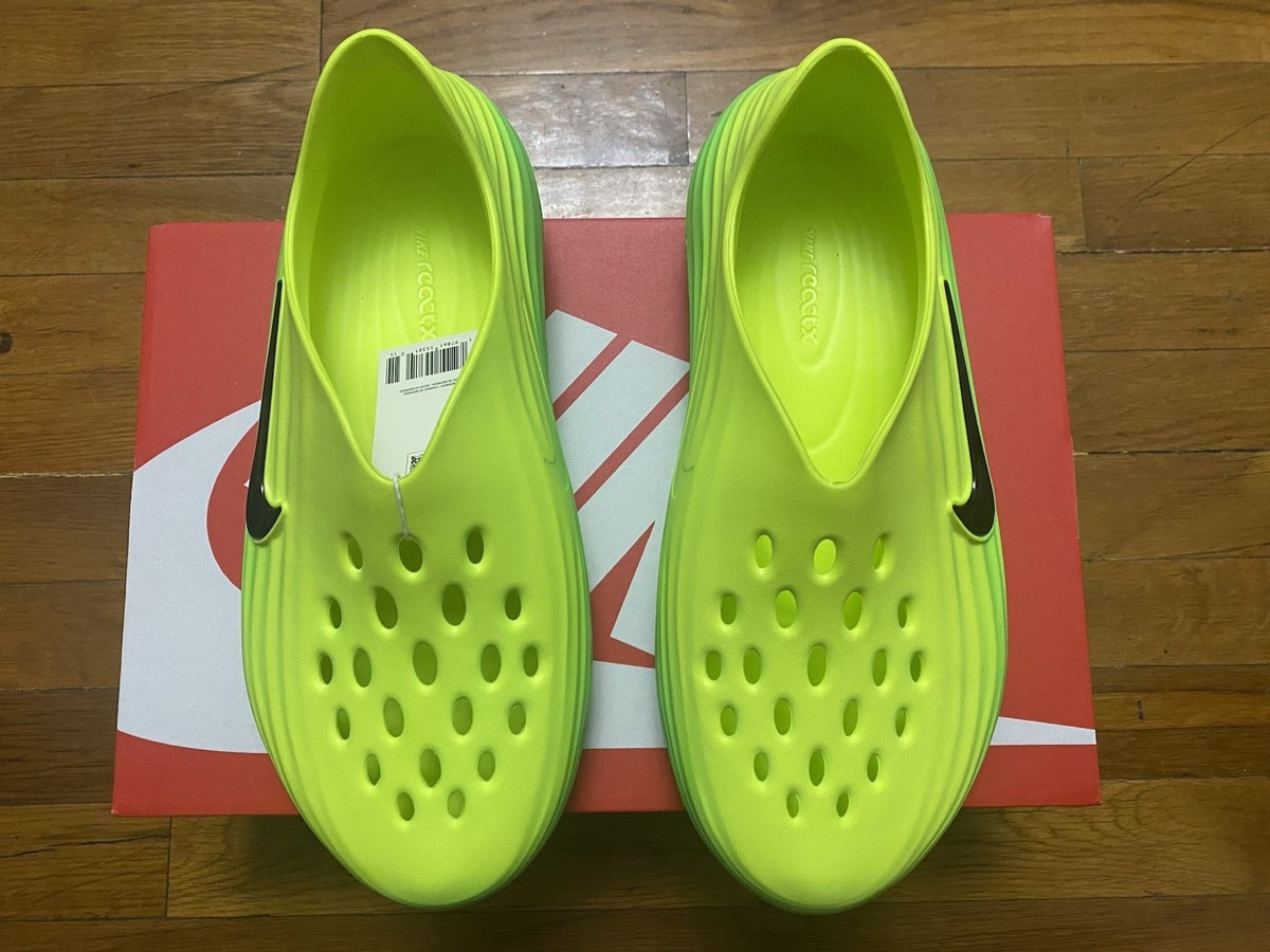 Size 8, 9, 12 - Nike ReactX Rejuven8 Green Strike Black Men's