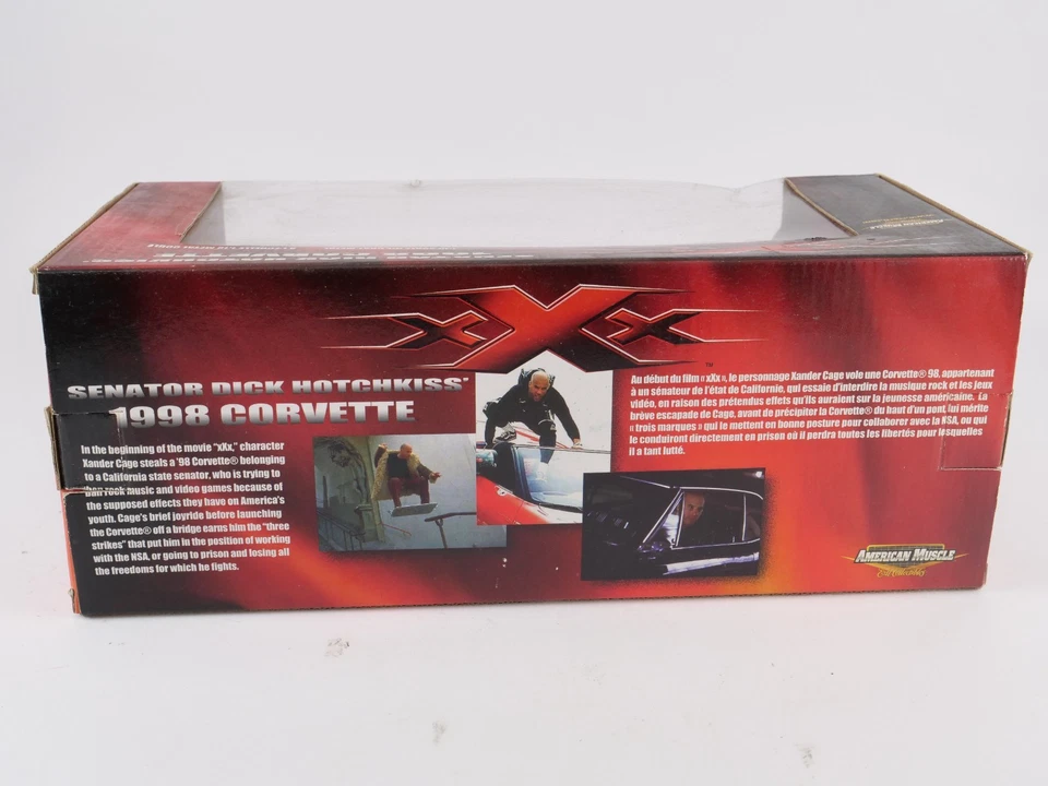 American Muscle 1/18 Senator Dick Hotchkiss 1998 Corvette XXX ERTL - Imagen 3 de 4
