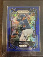 2024 Panini Prizm - Jake Gelof #41 1st Off the Line Fotl Blue Shimmer Prizm /15