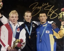 BRANDON SLAY SIGNED 8x10 PHOTO USA WRESTLING AUTOGRAPH AUTHENTIC COA