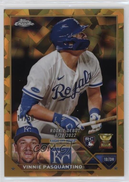 2023 Topps Chrome Update Sapphire Edition Gold 11/50 Vinnie Pasquantino 13kh