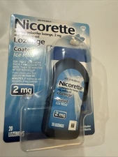 Nicorette 2mg Nicotine Lozenges For Smoking Cessation (Ice Mint) 20 Count 4/24