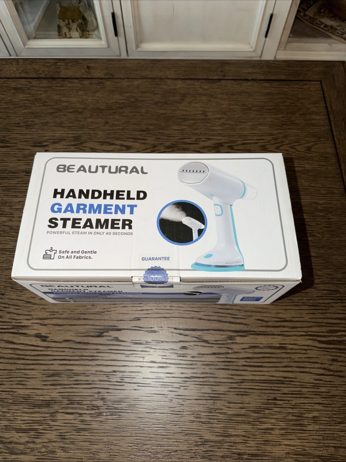 BEAUTURAL Steamer Clothes Handheld Garment Ready 40 seconds Auto Off! NEW
Opens in a new window or t