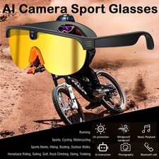 AI Smart Glasses with Camera Video Sunglasses With AI Smart Bluetooth and Mic
