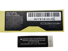 Replacement OEM Stickers For Nintendo Gameboy Advance SP Label GBA SP AGS-101