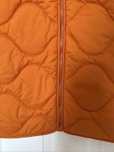 Men’s John Lewis Anyday Orange Quilted Gilet Size Medium M BNWT - Picture 4 of 7