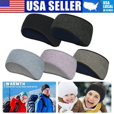 Thermal Headbands Fleece Earband Winter Ski Ear Warmer Headbands for Running Ski