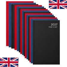 2027 diary A4/A5/A6 Page a Day/Week to View Diary Hardback Case bound Back Cover