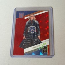 Charlotte Flair 2023 Donruss Elite Red Blue Checkerboard WWE sp Insert #46