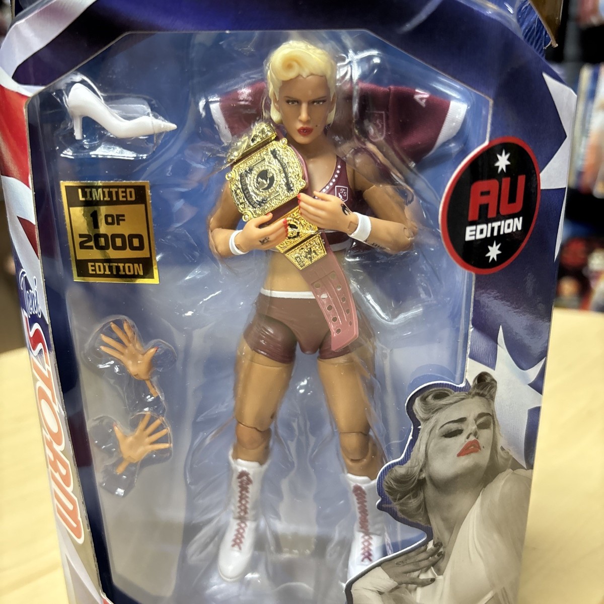 AEW トニーストーム　フィギュア　新品未開封　WWE AEW Unrivaled - Toni Storm - Grand SlamAustralia Limited 1/2000