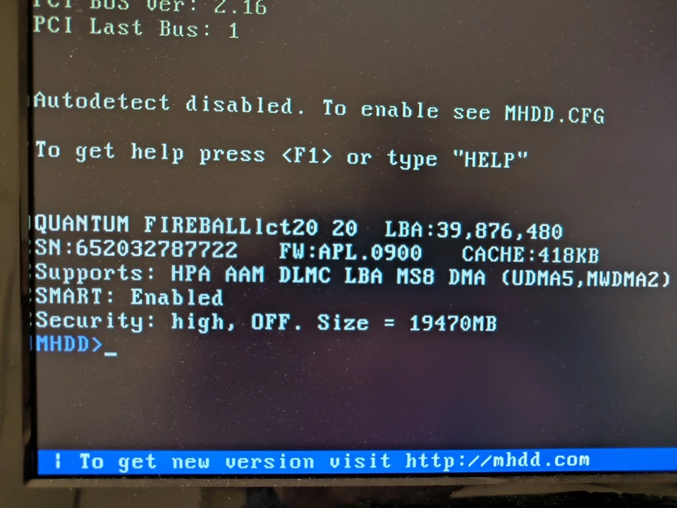 ⛁ HDD IDE Quantum Fireball LCT20 - 20 GB - (MS-DOS, Win 3.1, Win9x) - Immagine 4 di 4