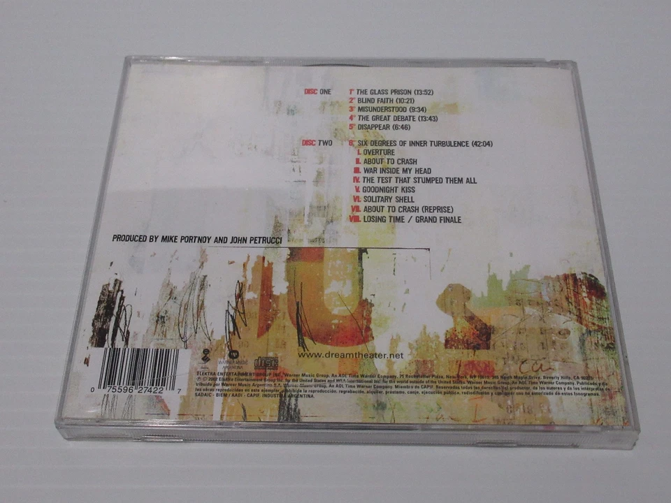 Dream Theater - Six Degrees Of Inner Turbulence Album Music CD - 2 Discs - image 2 of 3