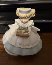VINTAGE 1979 MSR IMPORTS DOCTORS OFFICE NURSE MUSIC BOX - HAND PAINTED - EUC on The Hot Collector