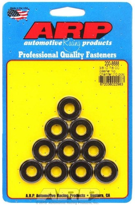 #ad ARP Black Washers 3 8 ID x 7 8 OD 10 200 8688 $15.18