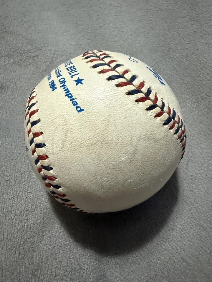 1984 Los Angeles Official Olympic Baseball Signed by Team USA Pitching Staff  - Image 4 of 4