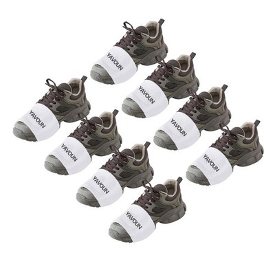 YAVOUN Socks for Dancing - 4 Pairs, Dance Shoe Covers Dancer Easy White 