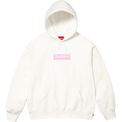 Supreme Box Logo Hooded Sweatshirt (25FW) White