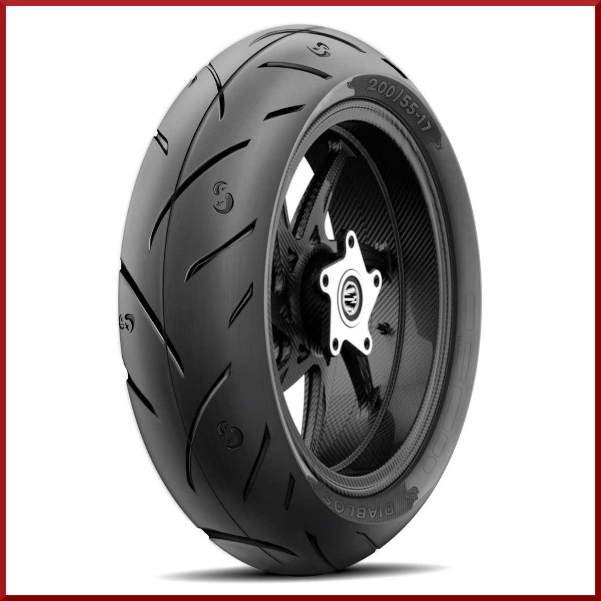 Roadmax Rear 200/55-17 (75H) Motorcycle Tire for Honda Suzuki