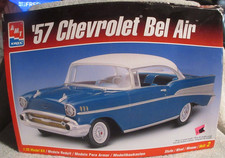 AMT 1:25 1957 Chevy Bel Air Model Kit New In Open Box Free Shipping