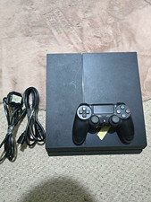 Sony PlayStation 4 PS4 Black Console w/ DualShock 4 & Power Cable