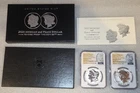 2023 S NGC REVERSE PROOF PF69 SILVER MORGAN & PEACE DOLLAR With OGP and COA