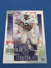 2001 Upper Deck MVP Rookie #305 Rudi Johnson Cincinnati Bengals FOOTBALL Card 8L. rookie card picture
