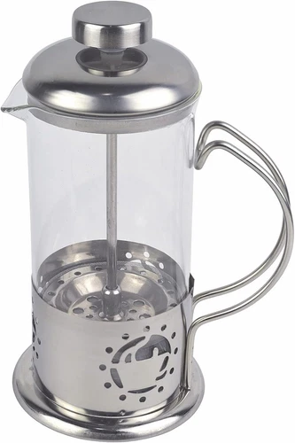 French Press Coffee Maker 1 Cup 12 Oz Small W/ High Filtration Brewer 0.35L