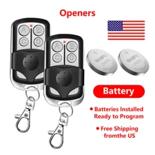 Pair Garage Door Remote Keychain 893LM 953ESTD For Chamberlain Liftmaster USA