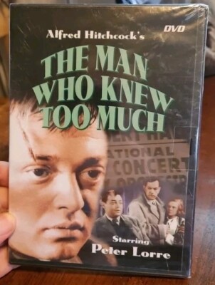 Alfred Hitchcock's The Man Who Knew Too Much (DVD 2004) *Brand New*