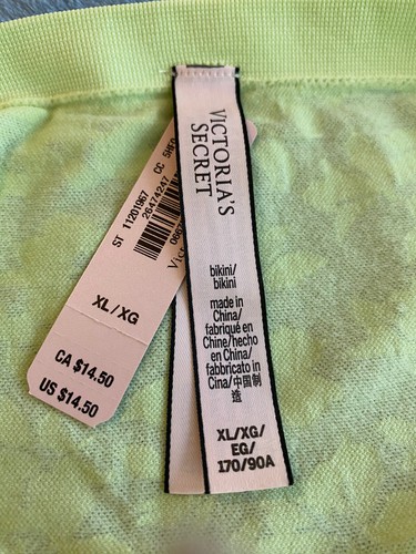 *Victoria's Secret. XL. Bikini. Light Green. Solid. NWT - Picture 4 of 7