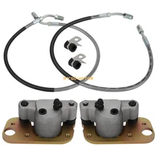 Front Brake Calipers & Hose Lines for Polaris Trail Blazer 250 Trail Boss 325