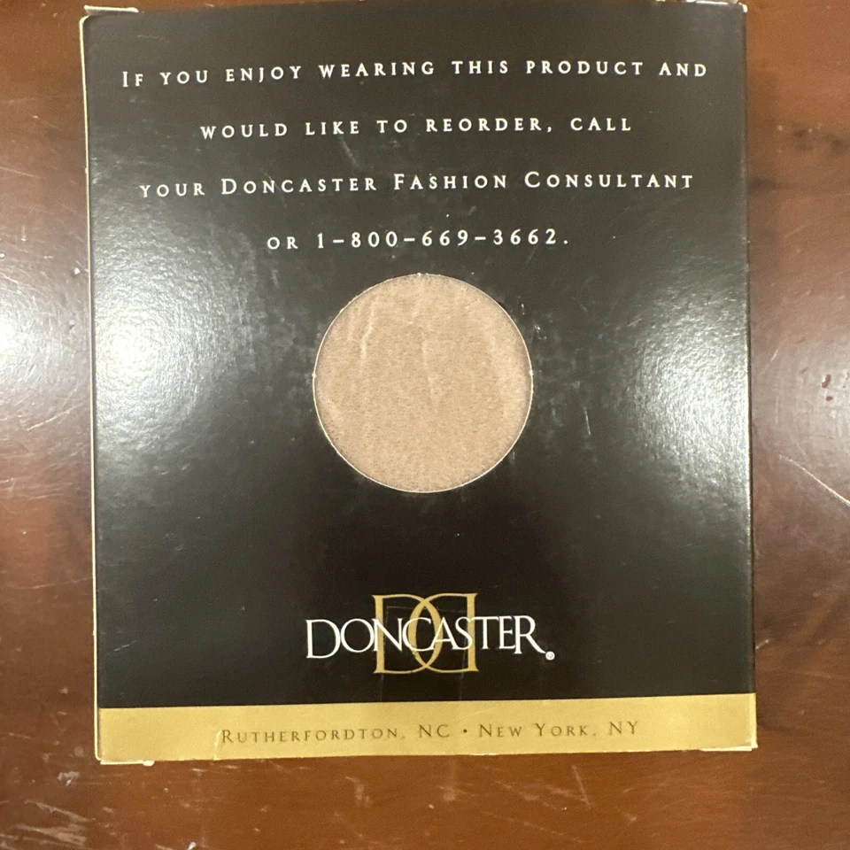 Pantimedias Doncaster Talla B Pergamino Color Tostado Nuevas con Etiquetas De Colección Años 90 Foto 2 de 4