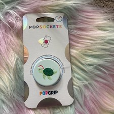 PopSockets PopGrip Phone Grip  Stand Swap Top - Santa Turtle Christmas