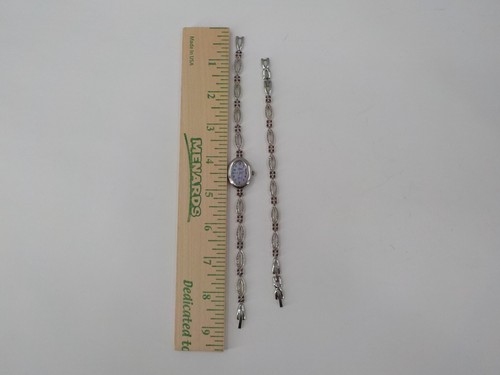 VIVANI QUARTZ WATCH WOMENS ADJUSTABLE SILVER COLOR BRACELET STYLE BAND DEADBTTRY - Picture 5 of 22