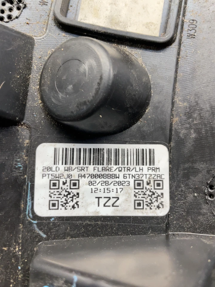 ✅ CARGADOR DODGE 2023 CUARTO PANEL LH PN:68418847AC OEM Foto 3 de 4