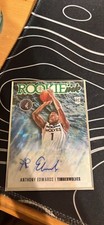 Anthony Edward’s signed rookie inc cards