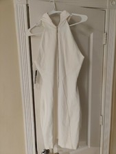 GUESS Womens White Sleeveless Short Body Con Cocktail Dress Size: M ORIGINAL $98