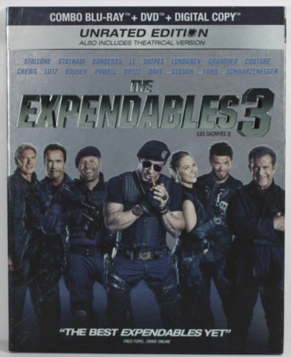 Expendables 3 (Blu-ray/DVD, 2014) Bilingual Slipcover