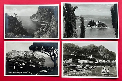 4 x Foto AK CAPRI in Italien um 1935 Inselansichten ( 150103