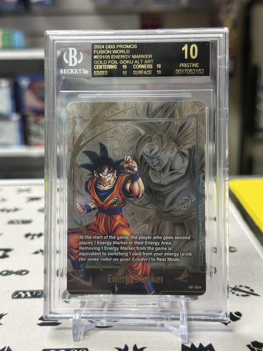 Dragon Ball Fusion World: BGS 10 Black Label Goku Gold Dragon Ball Fusion World: BGS 10 Black Label Goku Gold